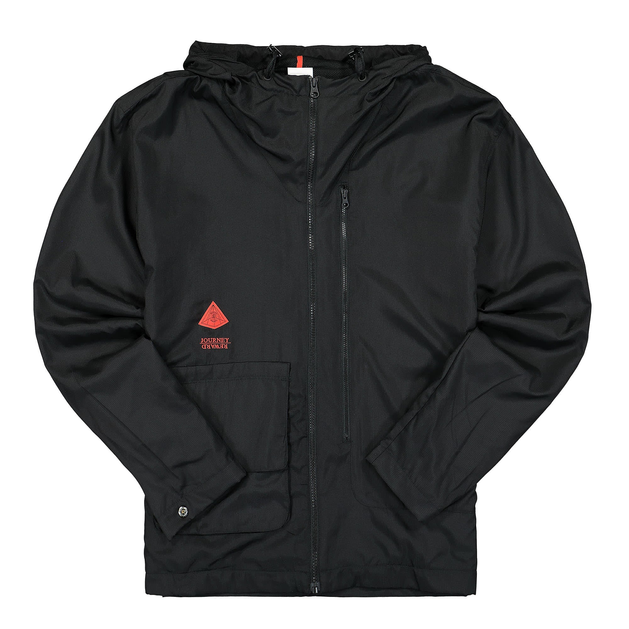 Nike Kyrie Lightweight Jacket Black / Black / Black Chile Red Jackets DA6694 010 | Overkill