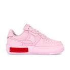 Nike wmns air force 1 fontanka Pink Foam / Pink Foam - University Red   Material | Overkill