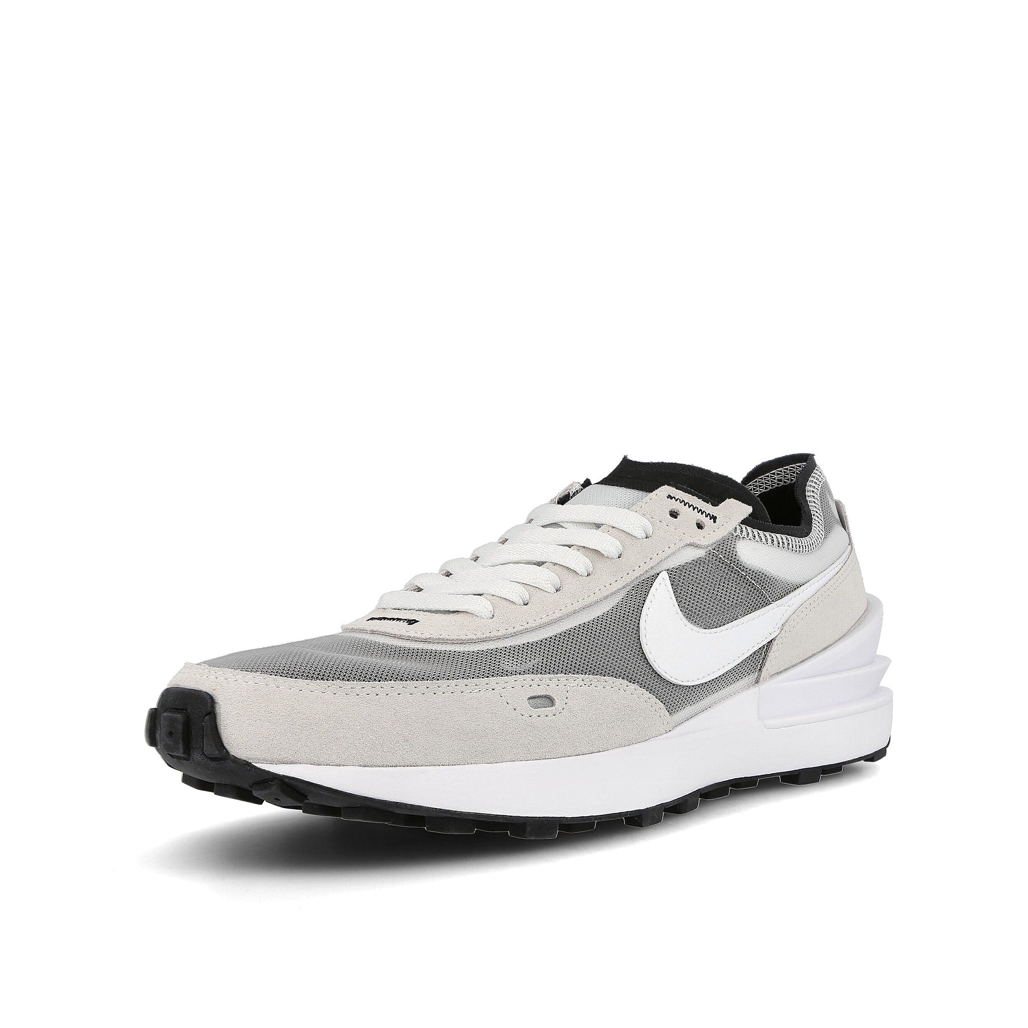 Nike waffle one Summit White-White - Black - Orange Sneakers  Close Up | Overkill