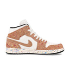 Jordan Air Jordan 1 Mid SE Sail / Black - Cider - Chilie Red   Material | Overkill