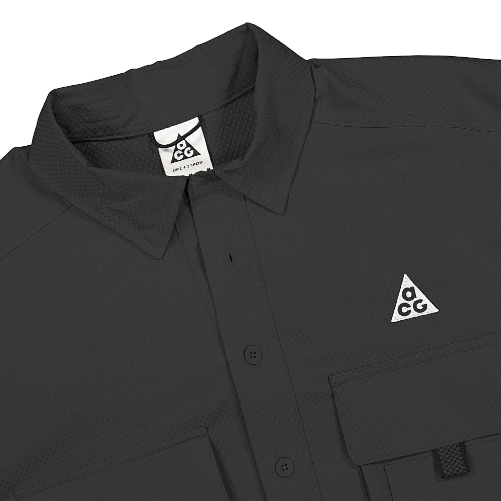 Nike NRG DFADV ACG DV Trail Top Black / Dark Smoke Grey / Summit White Tops Close-up | Overkill