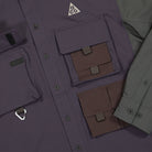 Nike ACG Dri-Fit ADV UV Devastation Trail Jacket Dark Smoke Grey / Black / Sequoia / Cave Purple Jackets Detailfoto | Overkill