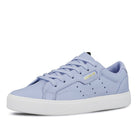 adidas wmns sleek Periwinkle-Periwinkle-Crystal White Sneakers  Close Up | Overkill