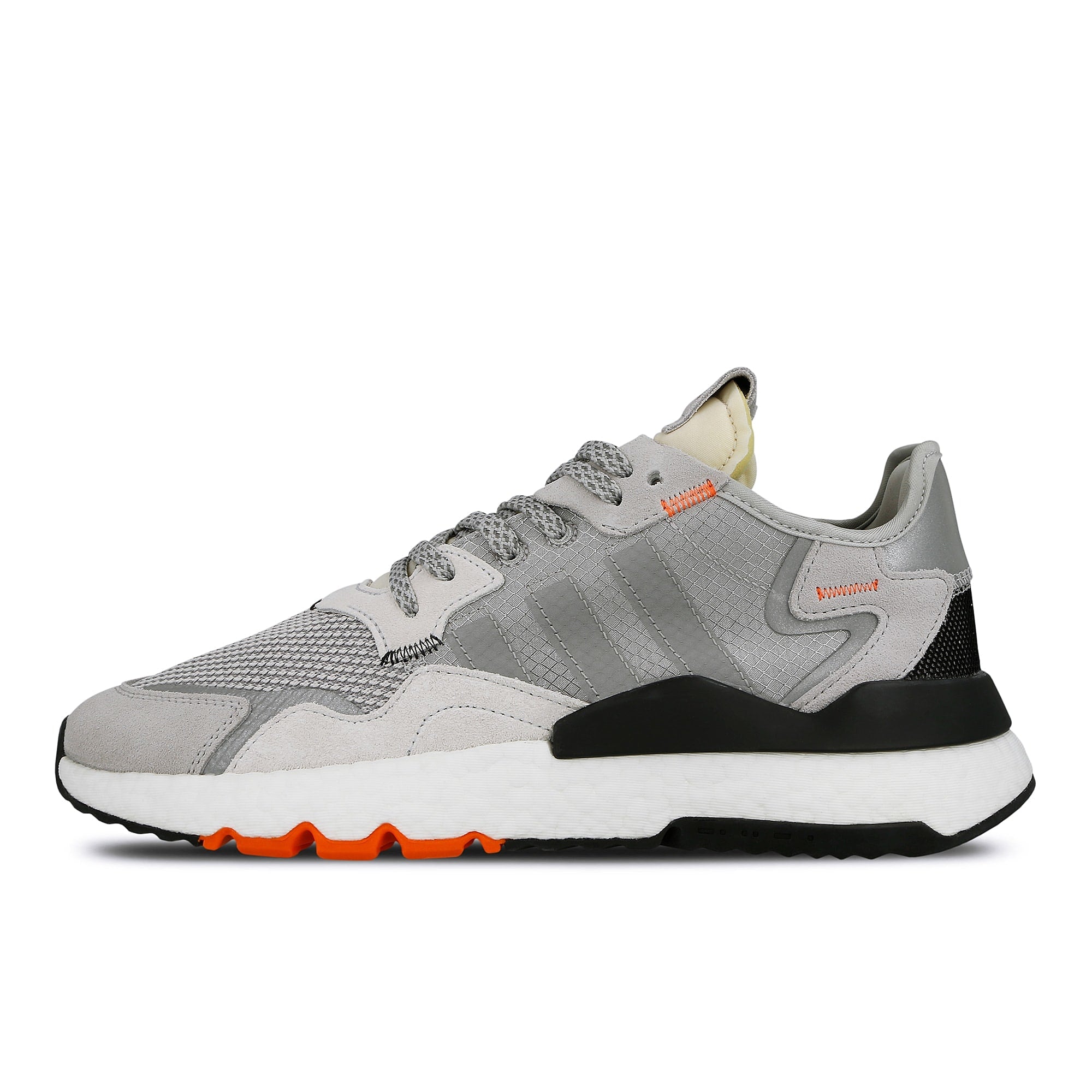 adidas nite jogger Grey Two-Solid Grey-Solar Orange Low Top Sneakers DB3361 | Overkill