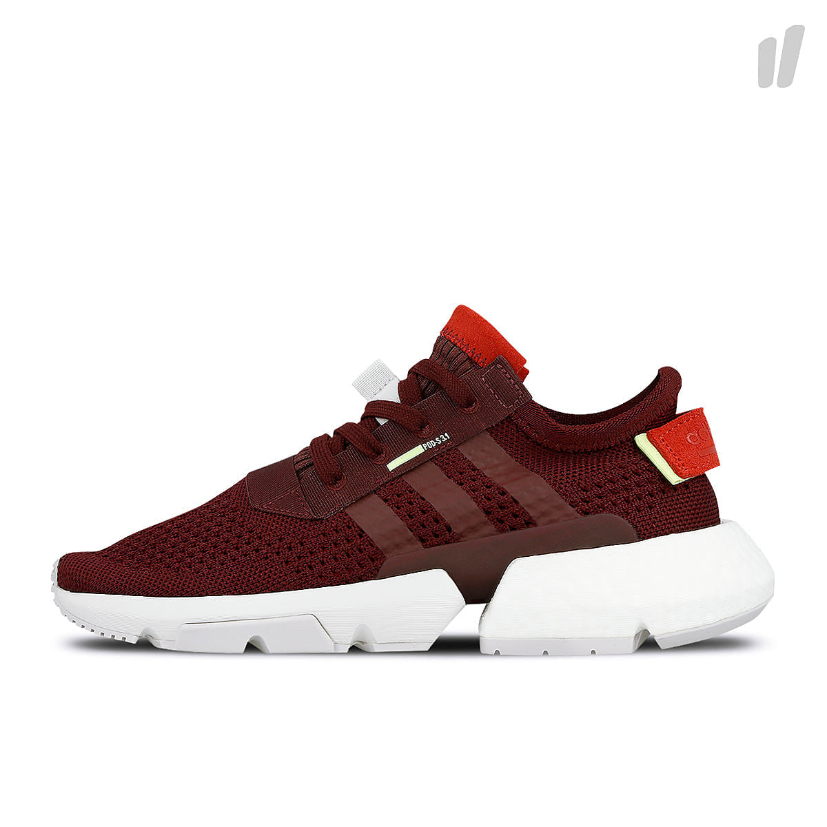 adidas wmns pod-s3.1 Maroon-Maroon-Hi-Res Yellow Sneakers DB3541 | Overkill