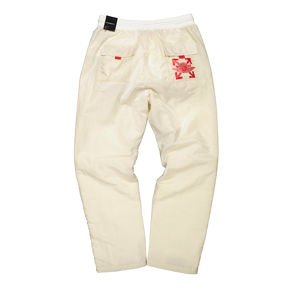 Jordan Off-White x Jordan Woven Pant Fossil / Sail - University Red Sweat & Track Pants Material | Overkill