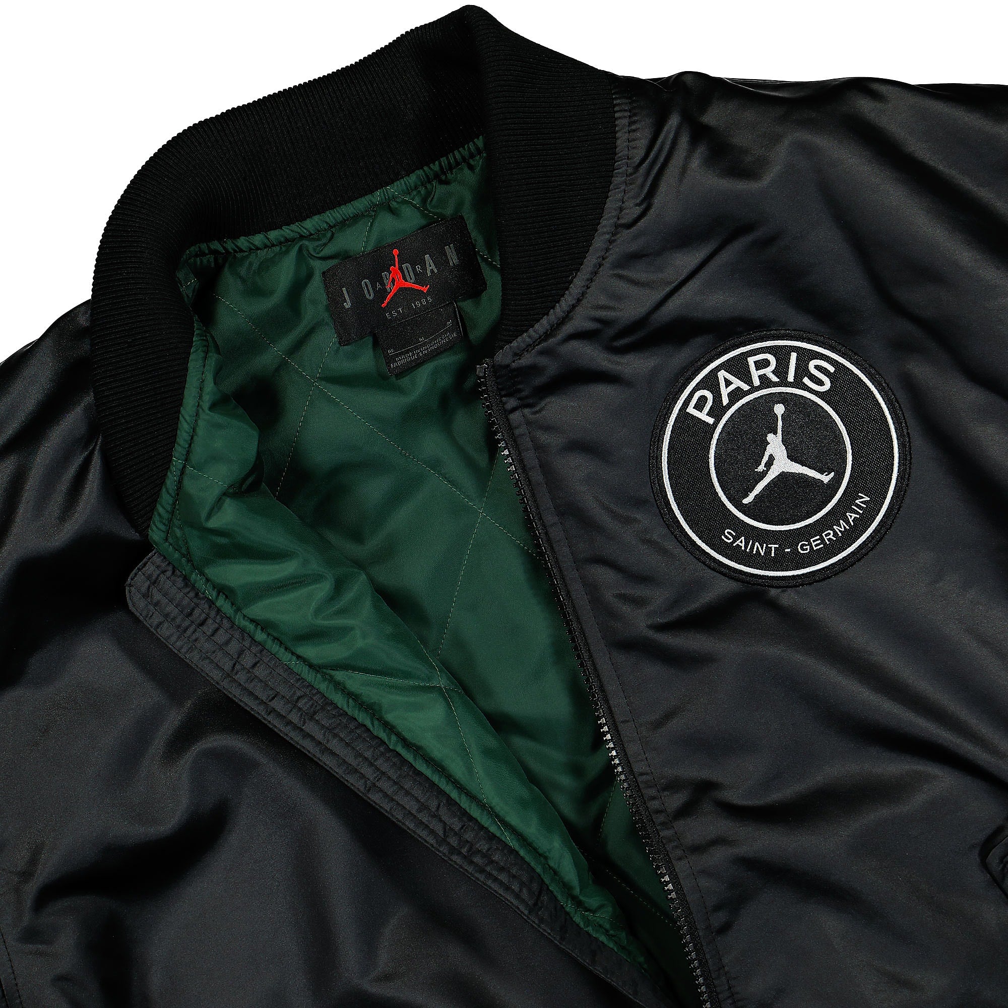 Jordan Paris Saint Germain x Air Jordan MA-1 Jacket Black Jackets Material | Overkill
