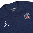 Jordan Paris Saint Germain x Air Jordan Statement Tee Midnight Navy T-Shirts Close-up | Overkill
