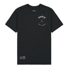 Jordan Paris Saint Germain x Air Jordan Logo Tee Black / Noble Green T-Shirts DB6514 010 | Overkill