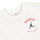 Jordan Paris Saint Germain x Air Jordan Logo Tee White T-Shirts Close-up | Overkill