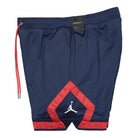Jordan Paris Saint Germain x Air Jordan Jumpman Short Midnight Navy / White Shorts Close-up | Overkill