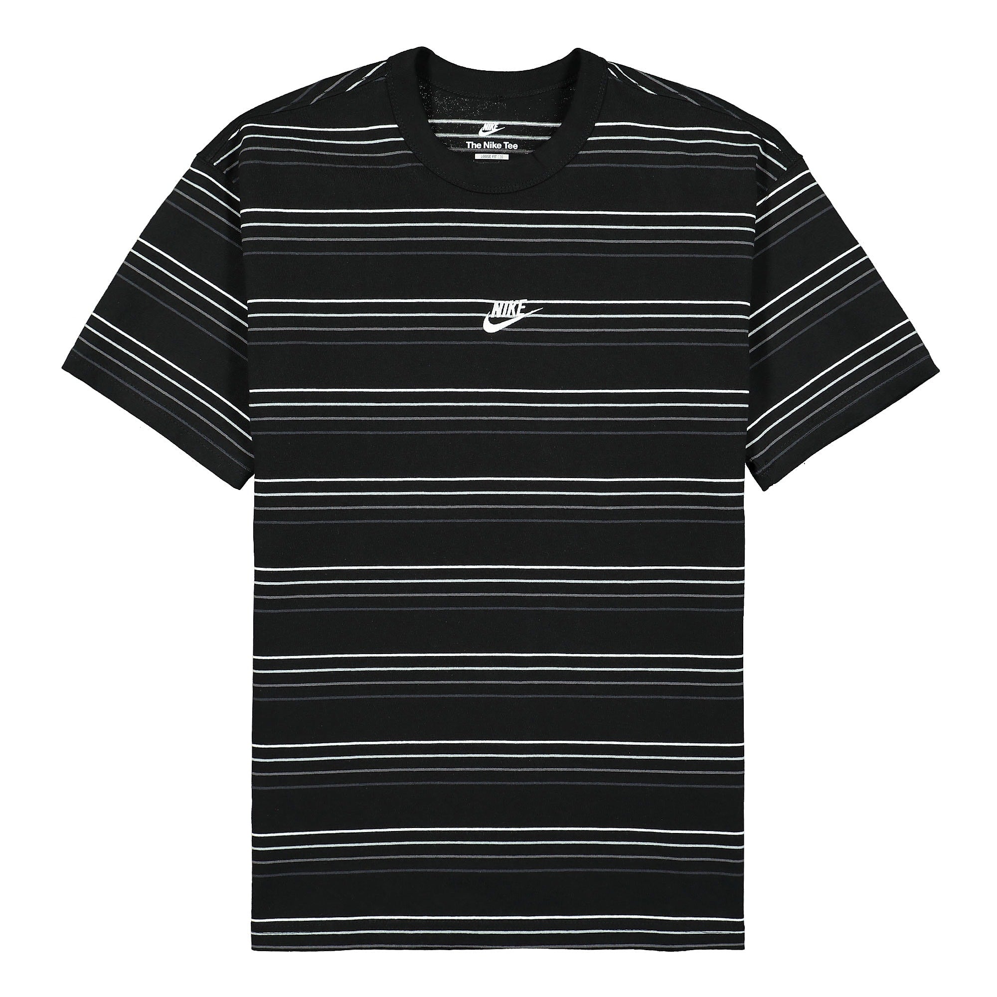 Nike NSW Tee Pre Essential Stripe Black T-Shirts DB6531 010 | Overkill