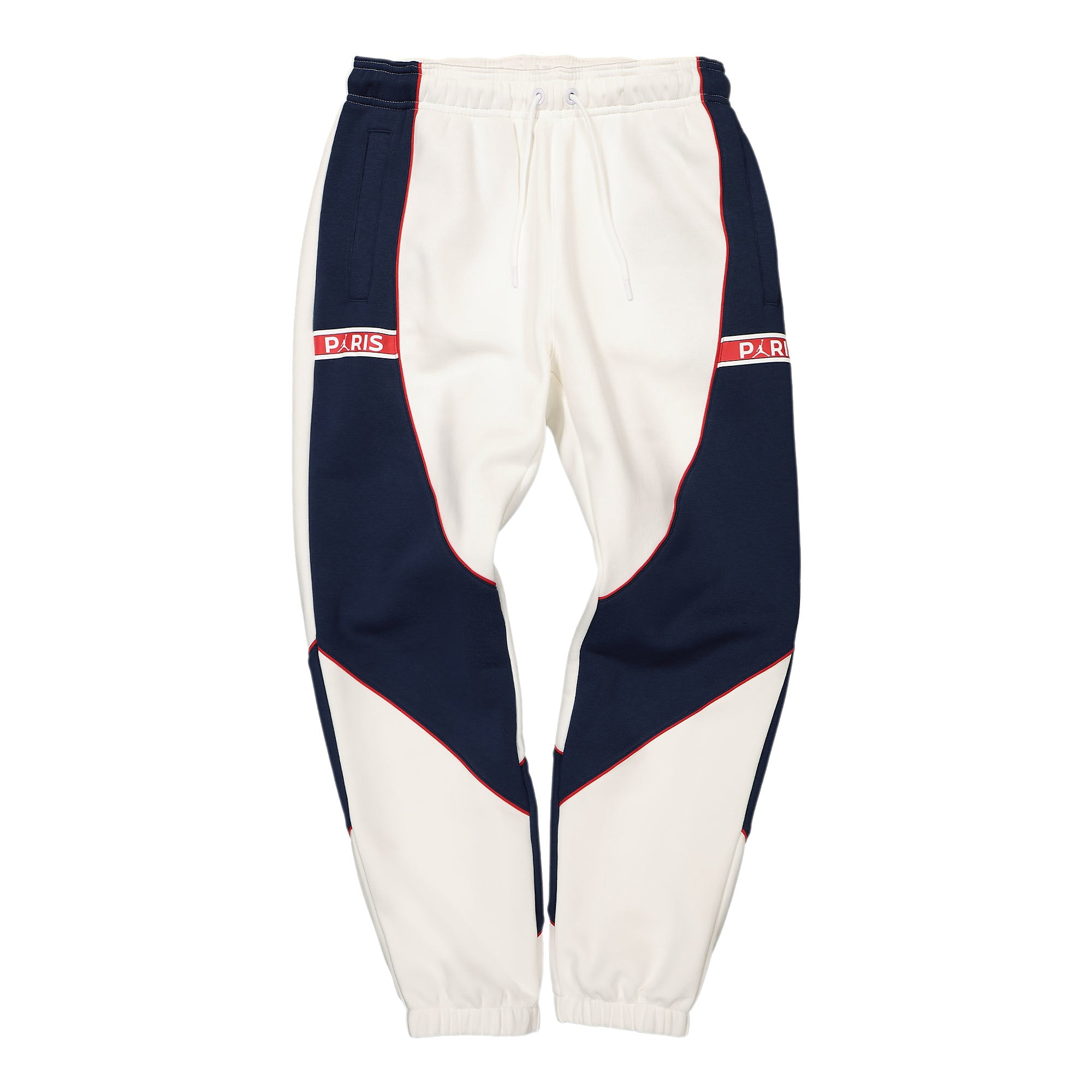 Jordan Paris Saint Germain x Wmns Air Jordan Fleece Pant White / Midnight Navy / University Red Sweat & Track Pants DC0455 100 | Overkill
