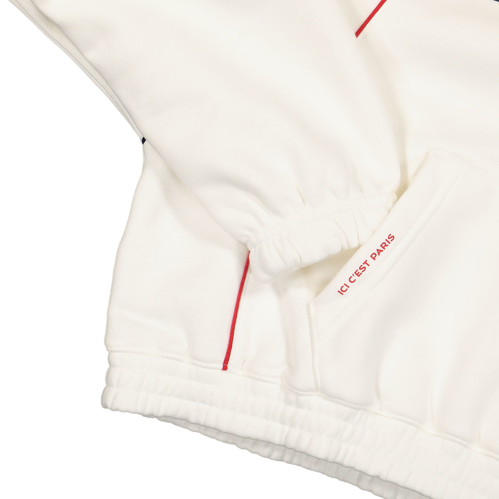 Jordan Paris Saint Germain x Wmns Air Jordan Fleece Hoodie White / White Hoodies Detailfoto | Overkill