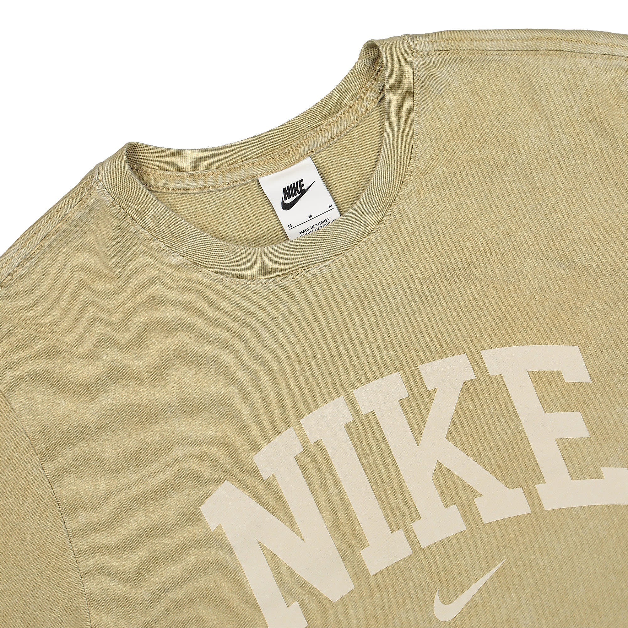Nike NSW Essentials Arch SS Tee Parachute Beige T-Shirts Close-up | Overkill