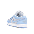 Jordan Wmns Air Jordan 1 Low Football Grey / Aluminum - White  Close-up | Overkill