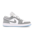 Jordan Wmns Air Jordan 1 Low White / Aluminium - Wolf Grey   Material | Overkill