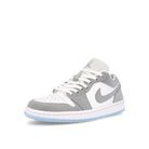 Jordan Wmns Air Jordan 1 Low White / Aluminium - Wolf Grey  Detailfoto | Overkill