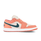 Jordan Wmns Air Jordan 1 Low Light Madder Root / Dark Teal Green   Material | Overkill