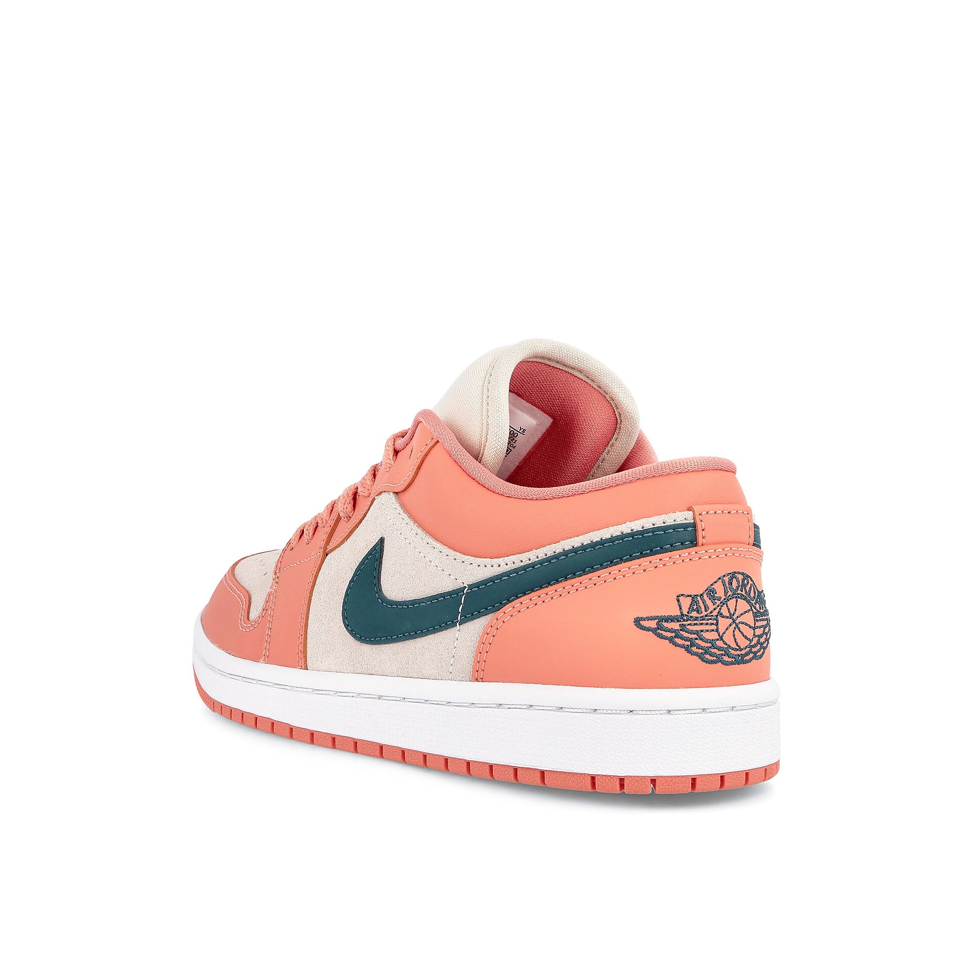 Jordan Wmns Air Jordan 1 Low Light Madder Root / Dark Teal Green  Close-up | Overkill