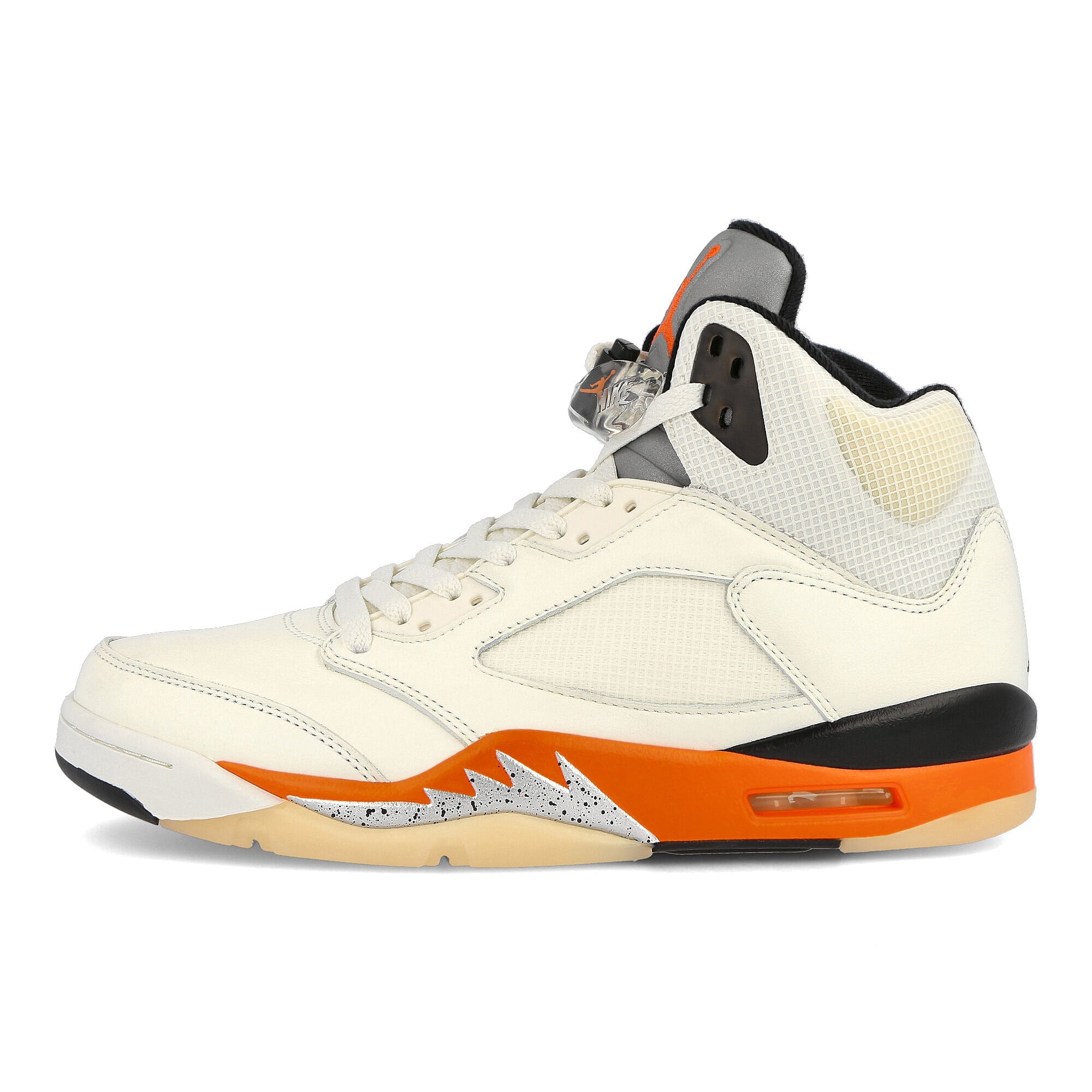 Jordan Air Jordan 5 Retro Sail / Orange Blaze - Metallic Silver - Black  DC1060 100 | Overkill