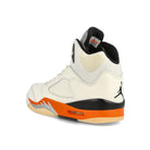 Jordan Air Jordan 5 Retro Sail / Orange Blaze - Metallic Silver - Black  Close-up | Overkill