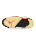Jordan Air Jordan 5 Retro Sail / Orange Blaze - Metallic Silver - Black  Detail view 2 | Overkill
