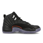 Jordan Air Jordan 12 Retro Black / Black - Bright Crimson - White   Material | Overkill