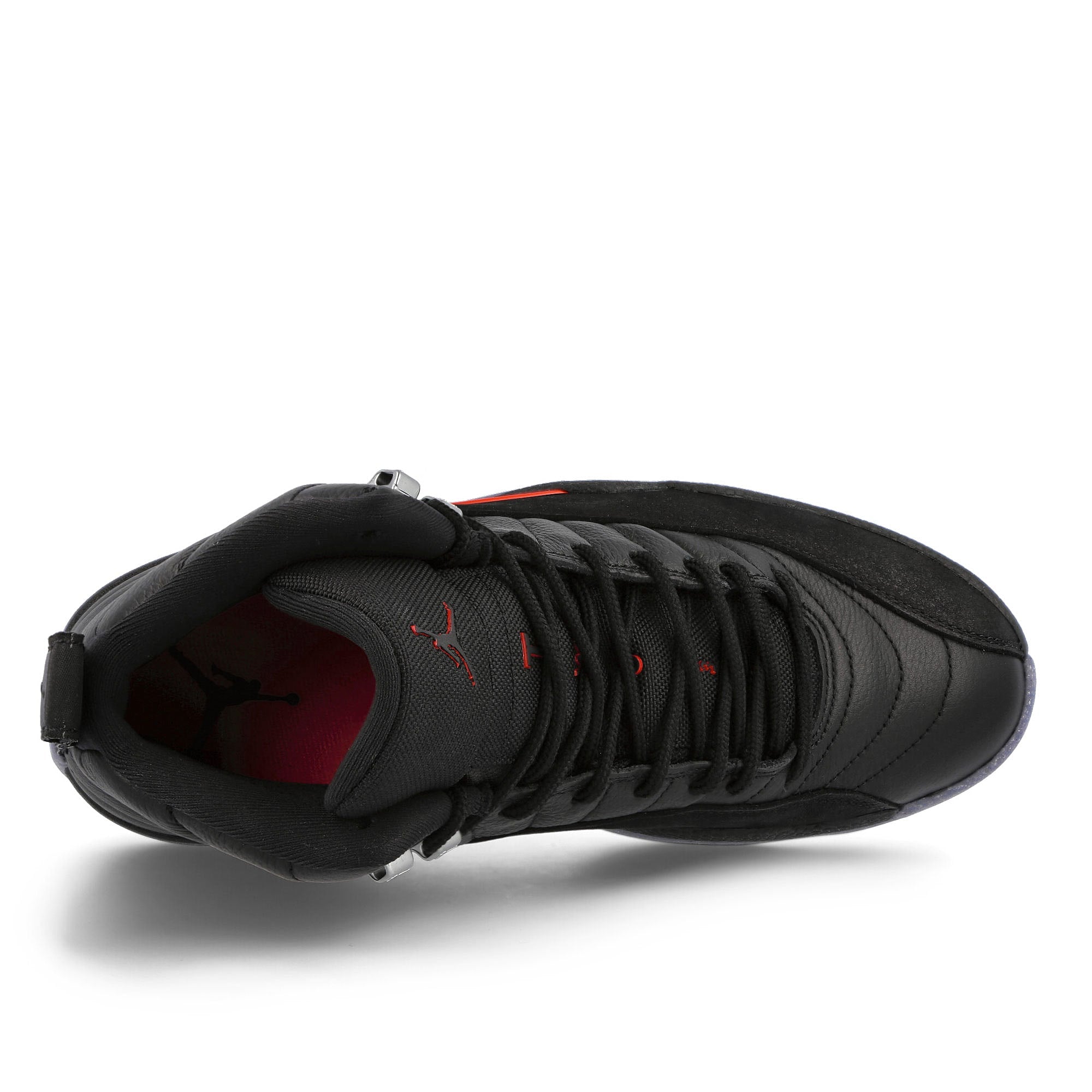 Jordan Air Jordan 12 Retro Black / Black - Bright Crimson - White  Detail view 1 | Overkill
