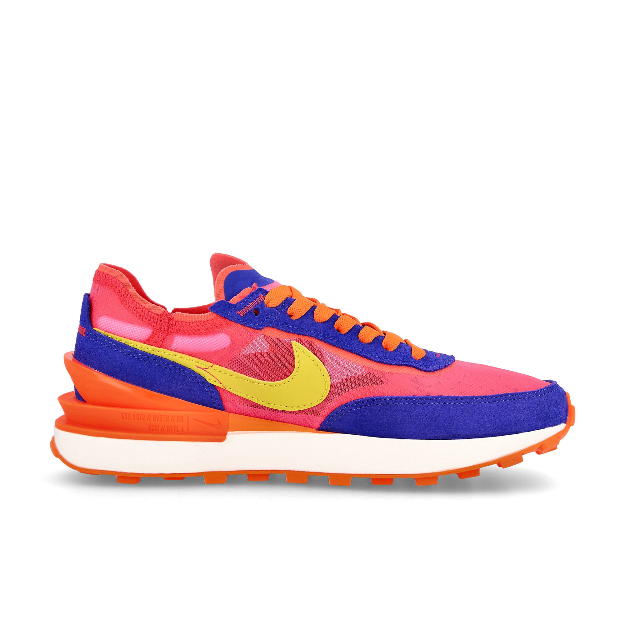 Nike wmns waffle one Racer Blue / Bright Citron - Hyper Pink   Material | Overkill