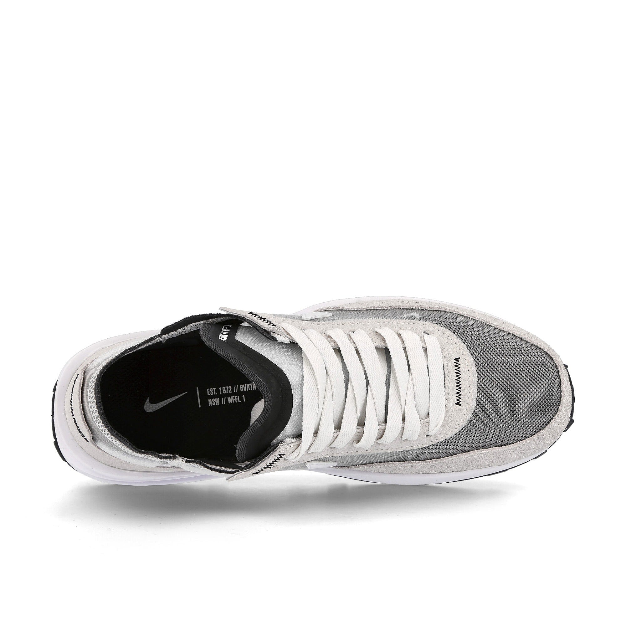 Nike wmns waffle one Summit White-White - Black - Orange Sneakers  Detailfoto | Overkill