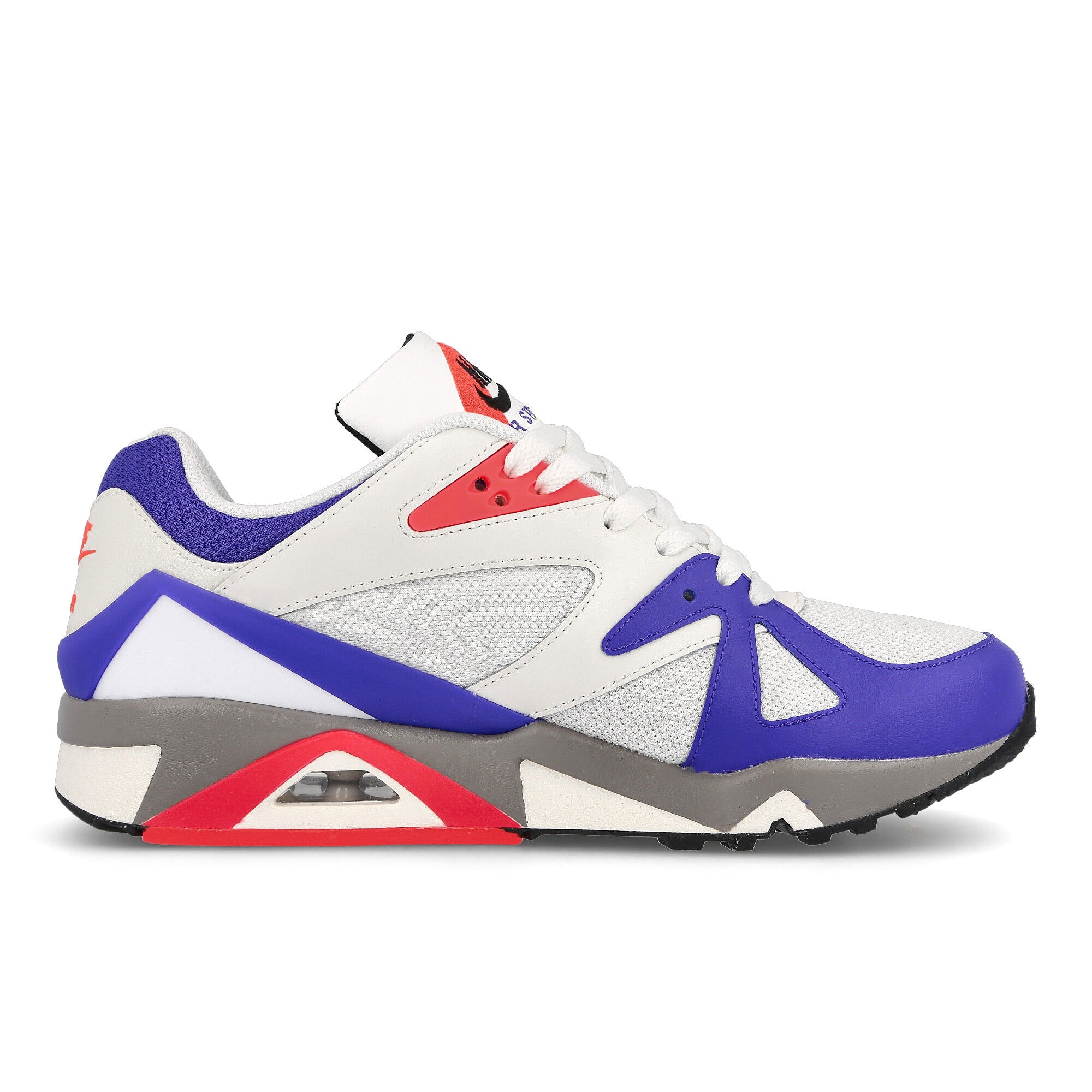 Nike air structure Summit White-Black - Persian Violet Sneakers  Silhouette | Overkill