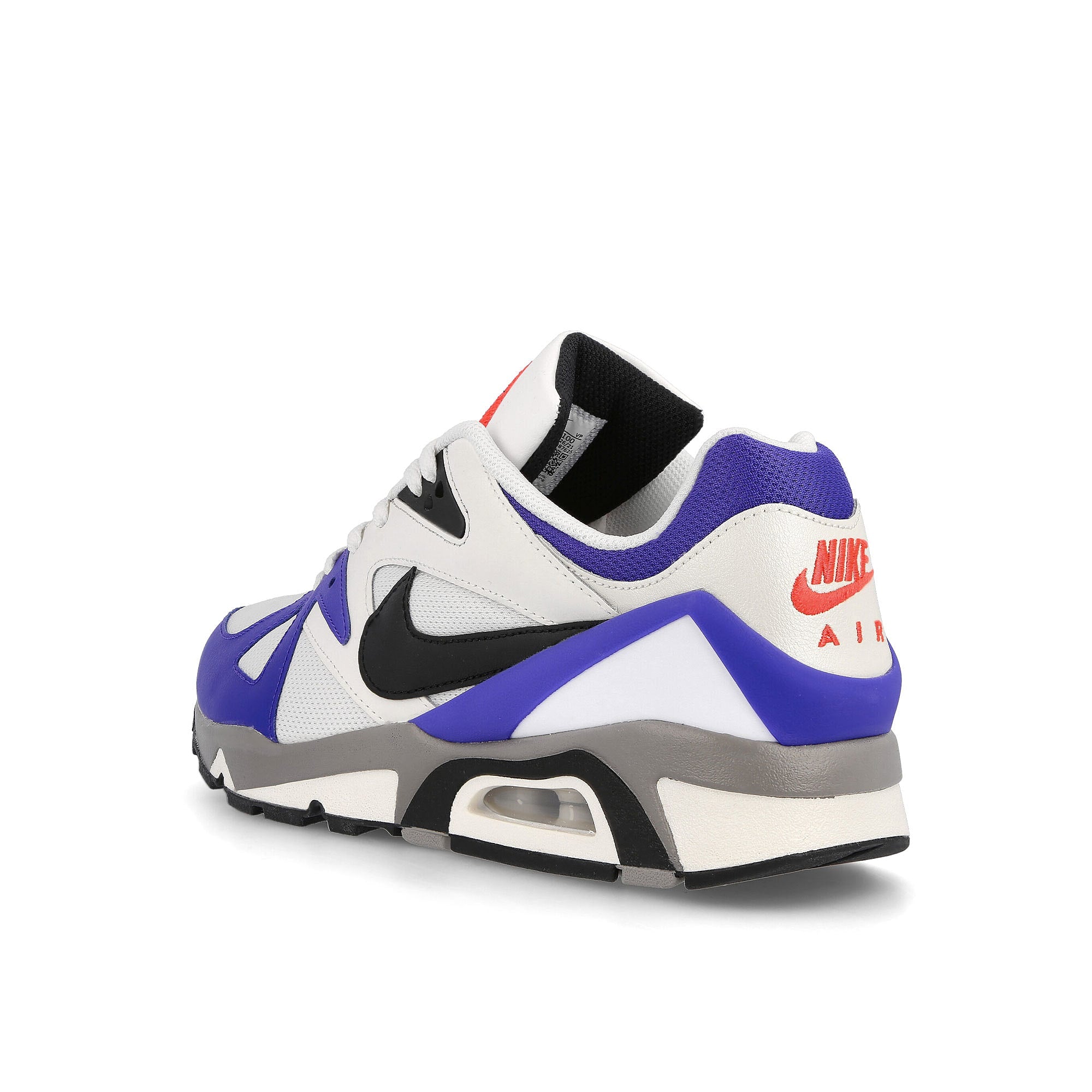 Nike air structure Summit White-Black - Persian Violet Sneakers  Material | Overkill