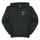 Nike Sportswear Swoosh Hoodie Black / Metallic Gold Hoodies DC2582 010 | Overkill