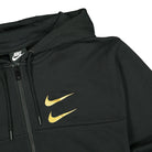 Nike Sportswear Swoosh Hoodie Black / Metallic Gold Hoodies Close-up | Overkill