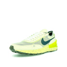Nike waffle one crater Lime Ice-Armory Navy - Volt - White Sneakers  Close Up | Overkill