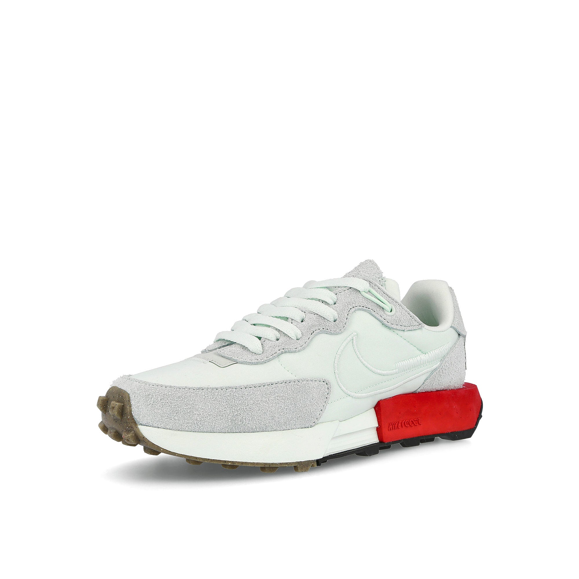 Nike wmns fontanka waffle Barely Green-Barely Green - University Red Sneakers  Close Up | Overkill