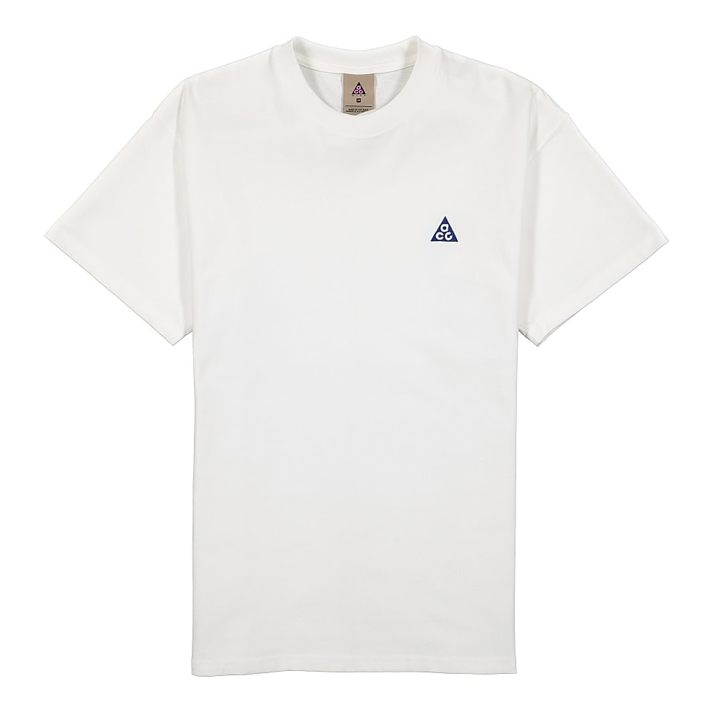 Nike NRG ACG Short Sleeve Embroidered Tee White / Deep Royal Blue T-Shirts DC4081 101 | Overkill