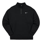 Nike Wmns NSW Quarter Zip Fleece Trend Black / White Sweatshirts DC5424 010 | Overkill