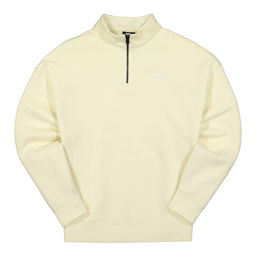 Nike Wmns NSW Quarter Zip Fleece Trend Coconut Milk / White Sweatshirts DC5424 113 | Overkill
