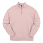 Nike Wmns NSW Quarter Zip Fleece Trend Champagne / White Sweatshirts DC5424 645 | Overkill