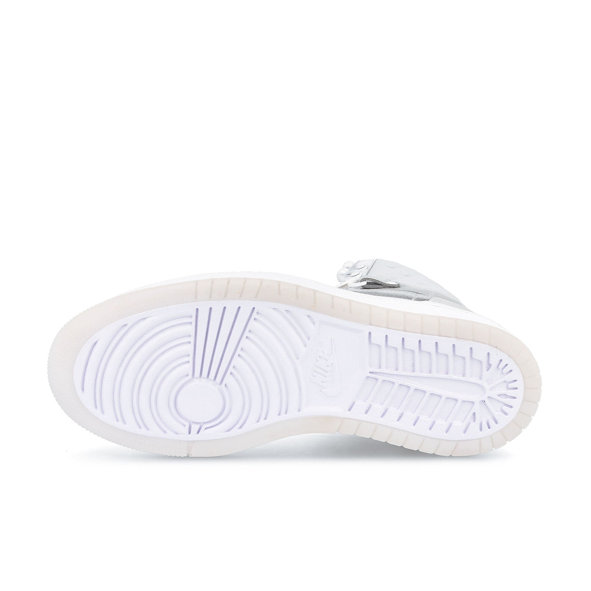 Jordan Wmns Air Jordan 1 Acclimate White-Photon Dust - Grey Fog Sneakers  Detail View 1 | Overkill