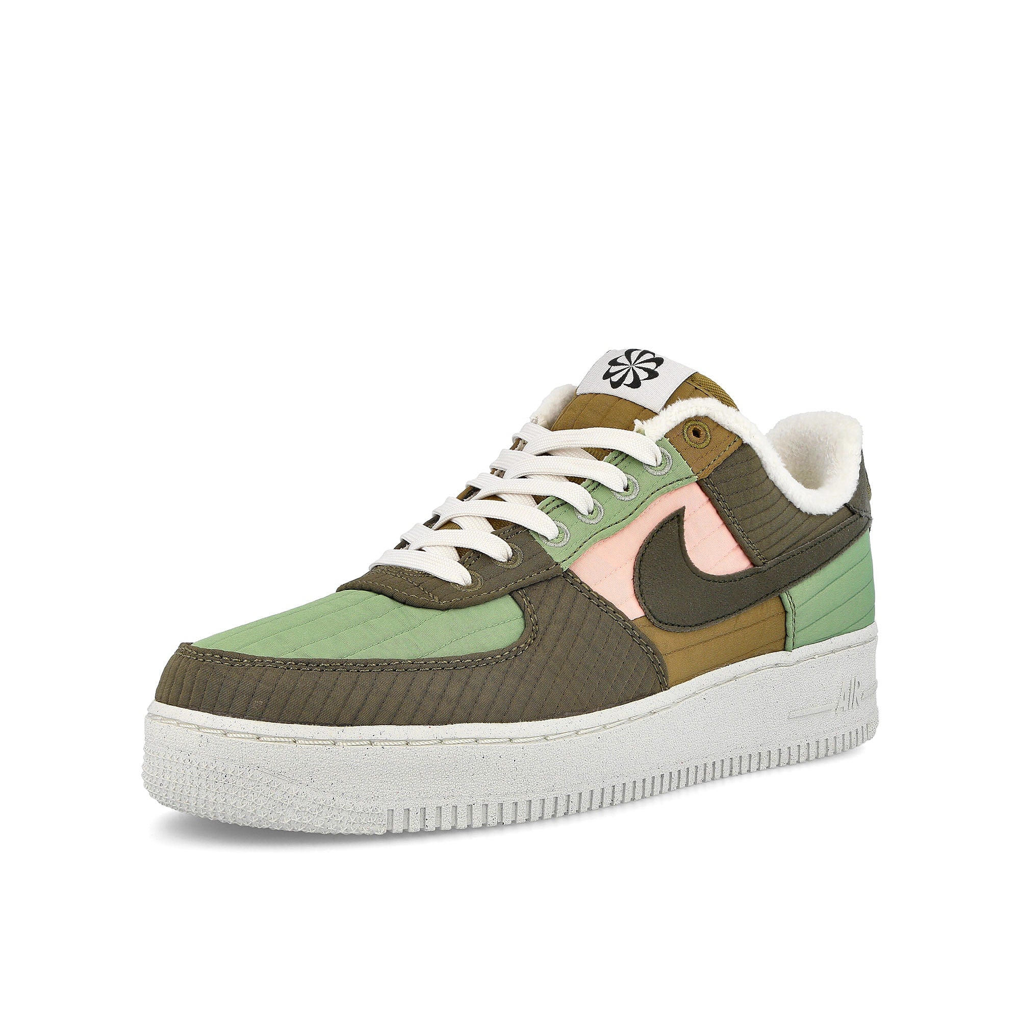 Nike air force 1 07 lx Oil Green / Sequoia - Medium Olive  Detailfoto | Overkill