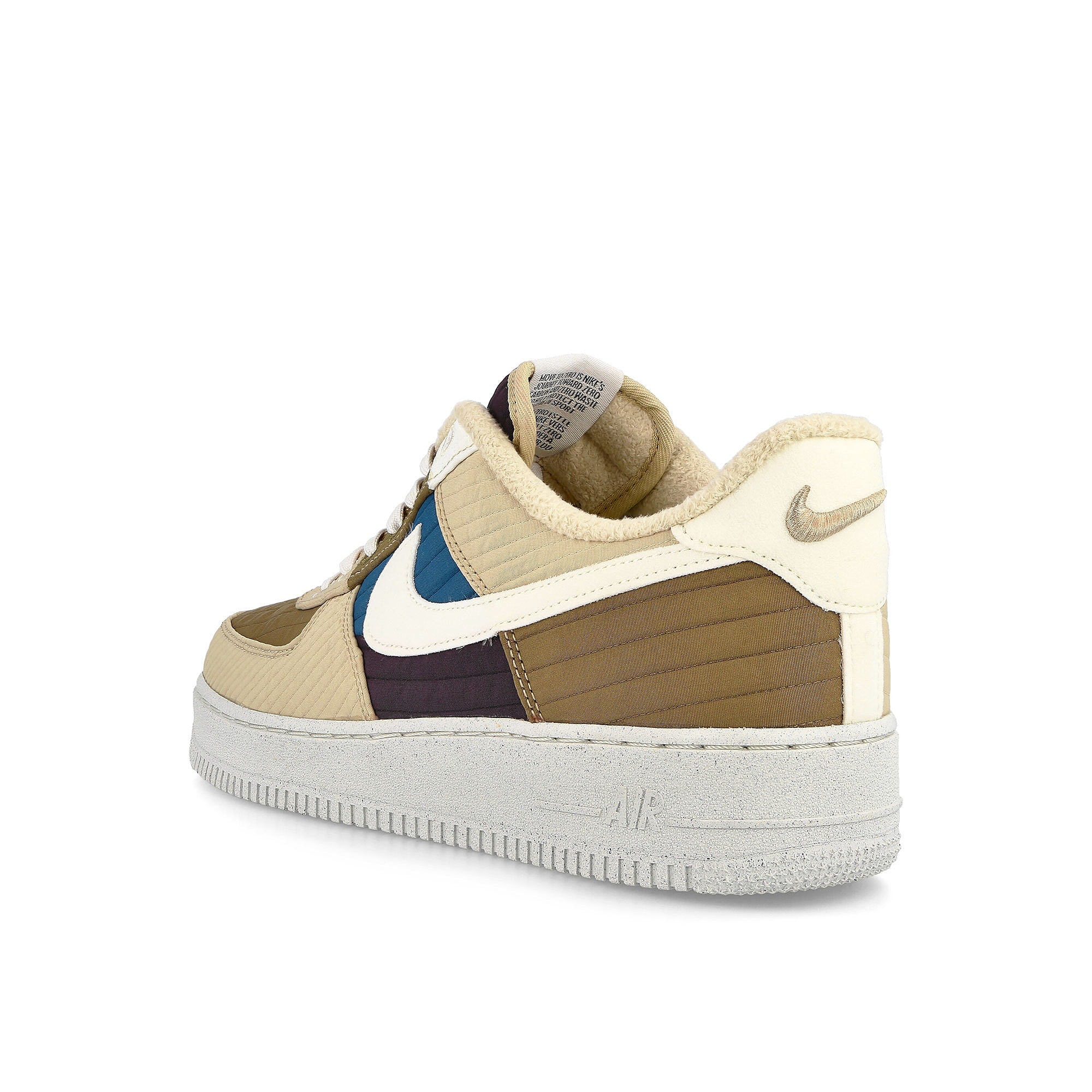 Nike air force 1 07 lx Brown Kelp / Sail - Rattan - Cave Purple  Close-up | Overkill