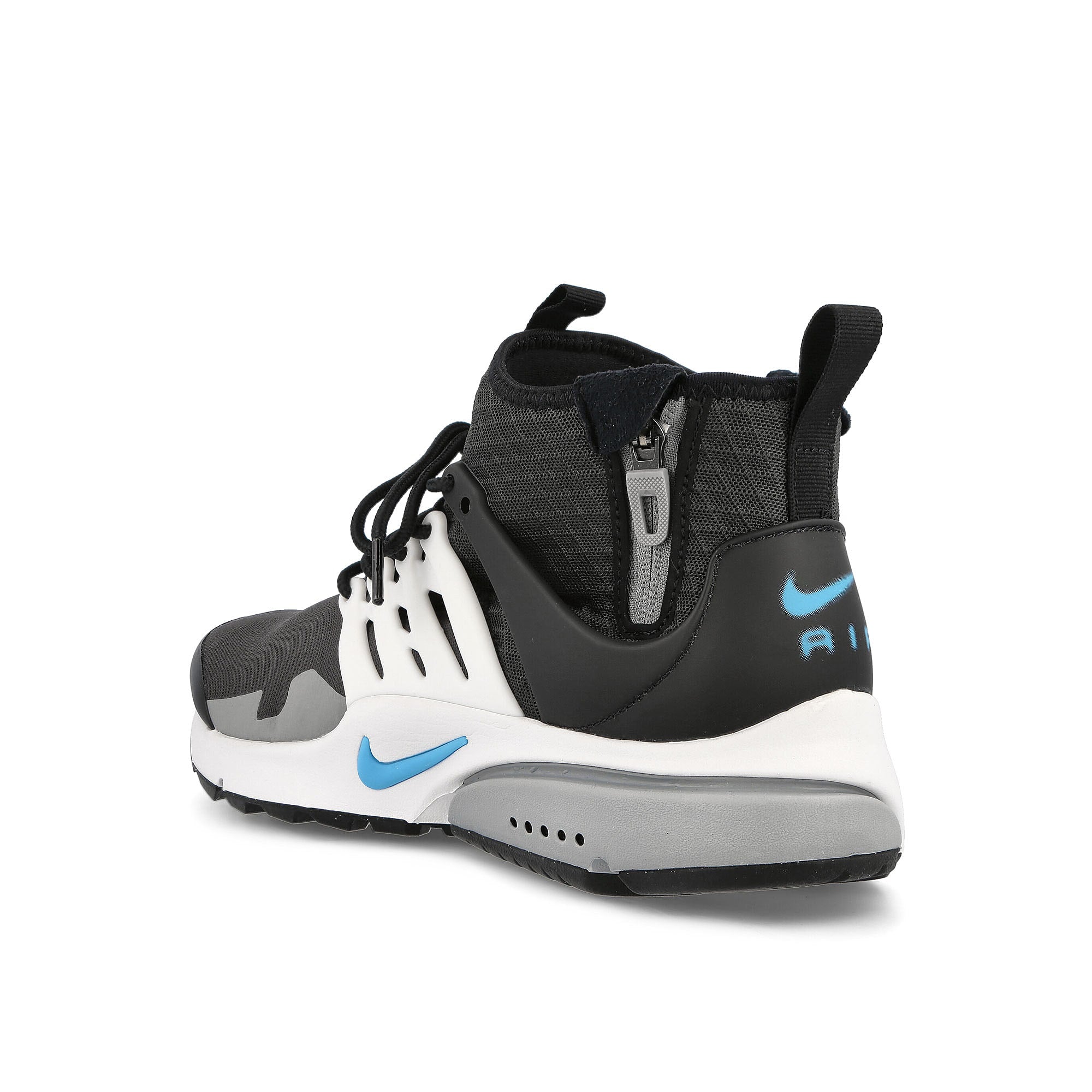 Nike air presto mid utility Anthracite / University Blue - Summit White Sneakers  Material | Overkill