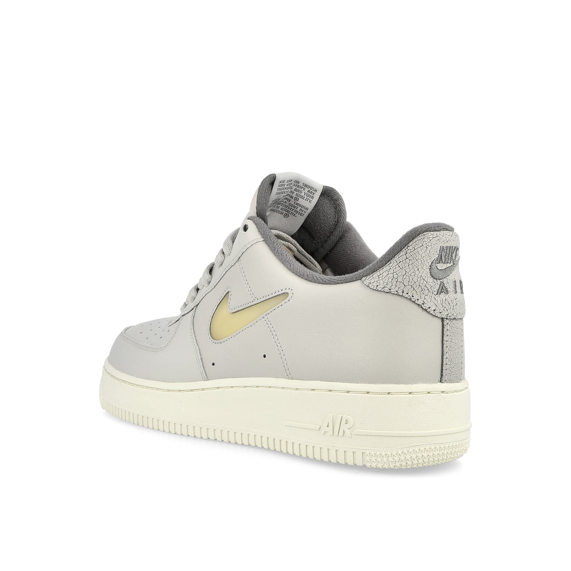 Nike air force 1 07 lx Light Bone / Pale Vanilla - Tumbled  Grey  Close-up | Overkill