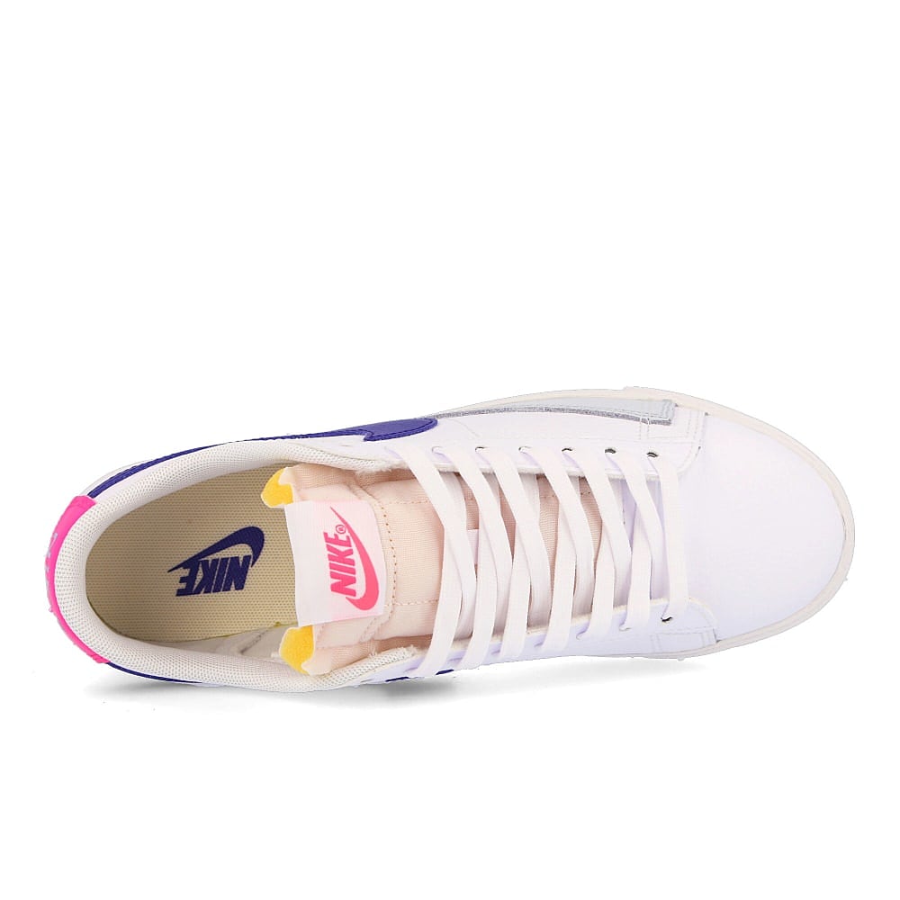 Nike wmns blazer low White-Hyper Pink - Concord - Pure Platinum Low Top Sneakers  Detailfoto | Overkill