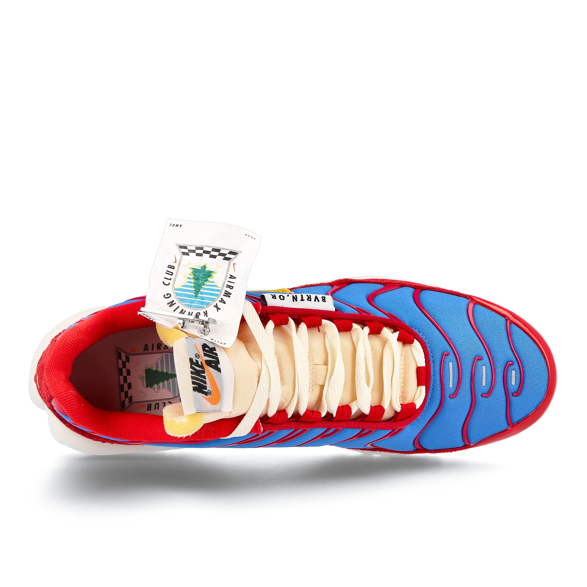 Nike air max plus se University Red-Pollen - Light Photo Blue - Sail Low Top Sneakers  Detailfoto | Overkill