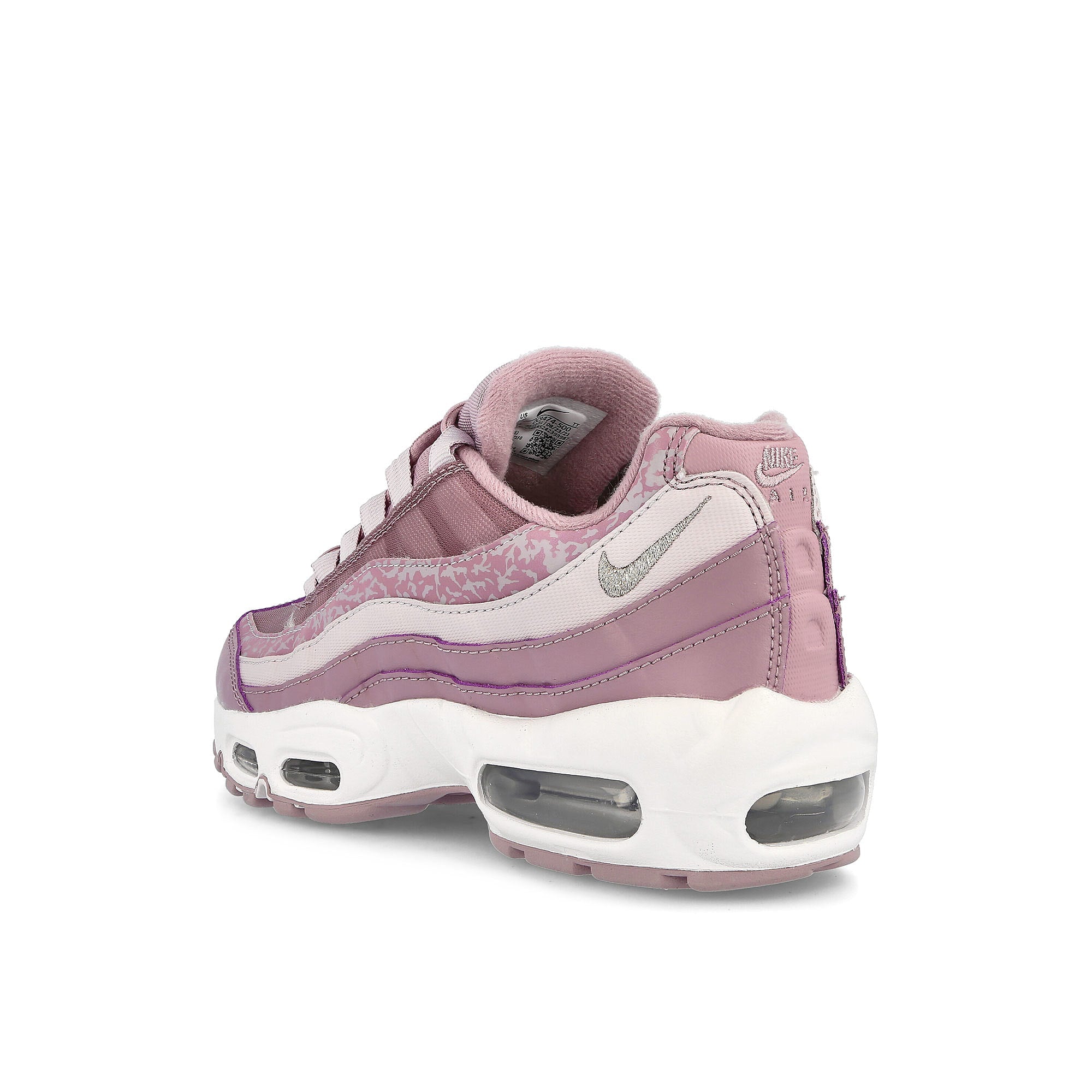 Nike wmns air max 95 Plum Fog-Metallic Silver - Summit White Sneakers  Material | Overkill