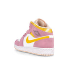 Jordan Air Jordan 1 Mid SE GS Light Arctic Pink / University Gold - White  Close-up | Overkill